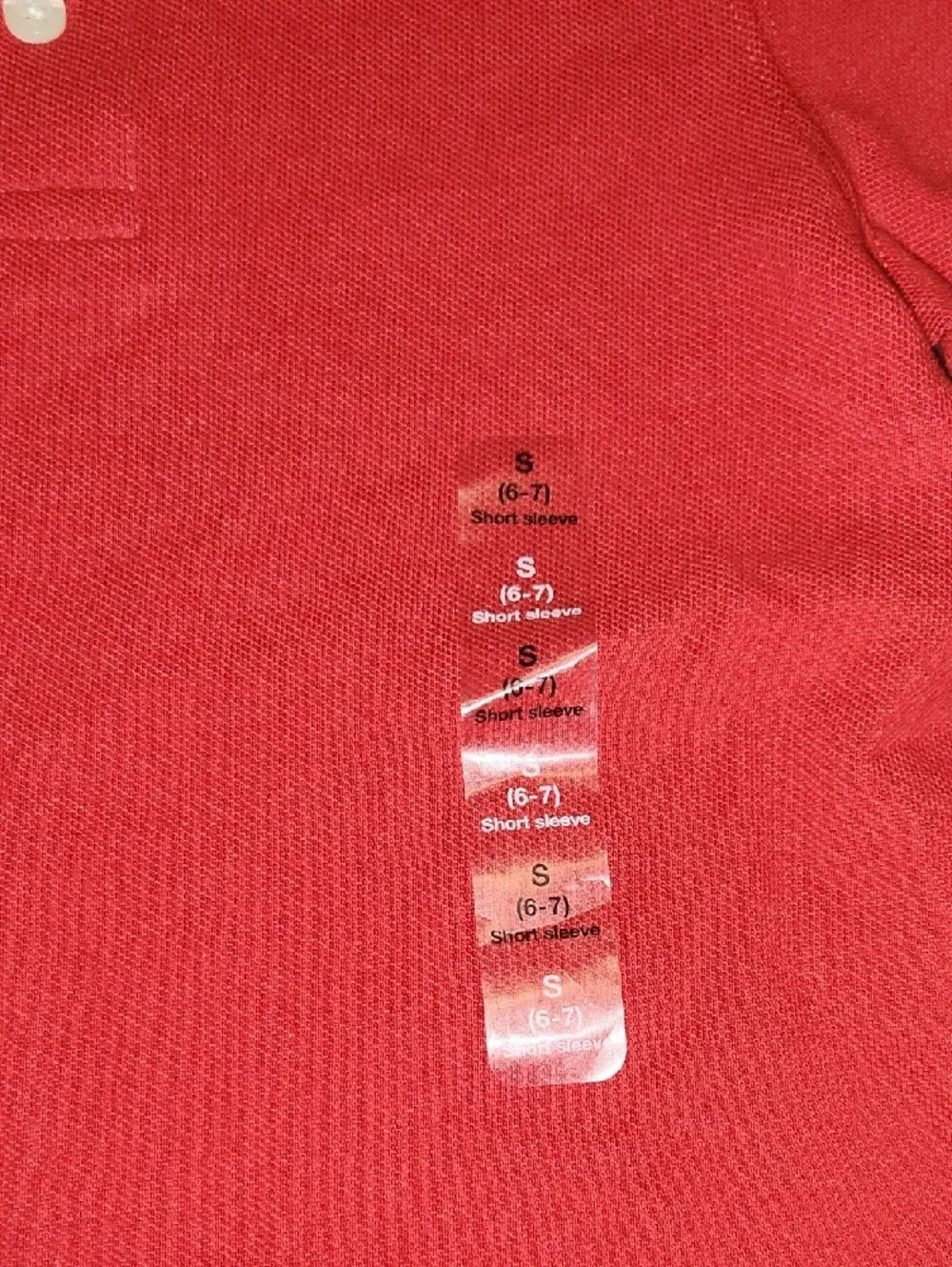 NWT Gap Kids Red Polo Shirt - Classic Short Sleeve